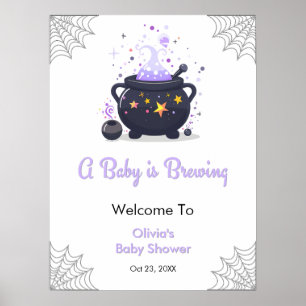 Poster Um Bebê Está Sendo Preparado Boas-Vindas ao Chá de