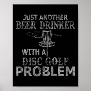 Poster Um Bebedor de Cerveja com Problema de Golfe de Dis