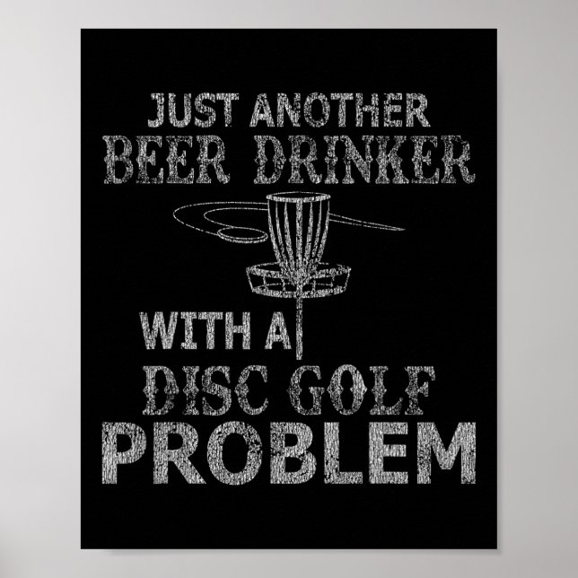 Poster Um Bebedor de Cerveja com Problema de Golfe de Dis (Frente)