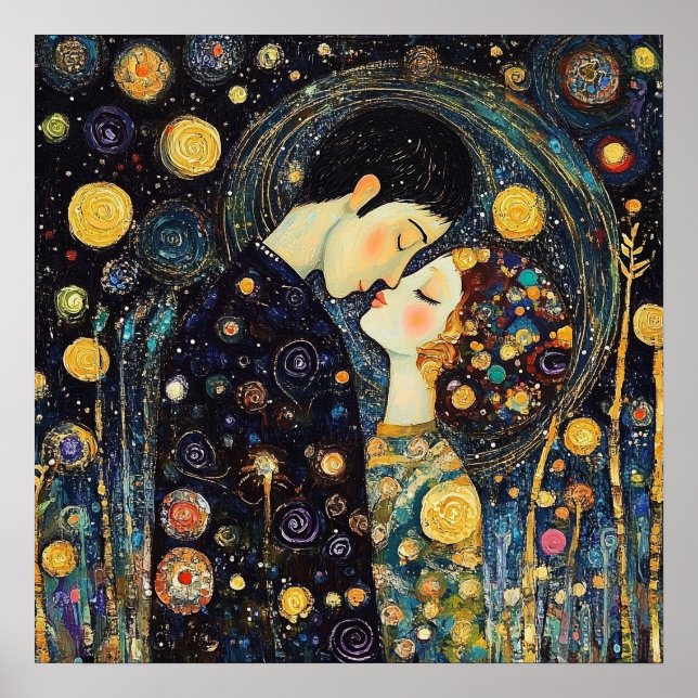 Poster Um Beijo Casal (Frente)