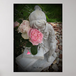 Poster Um Beijo Na Arte Da Parede Da Rosa, De Stan