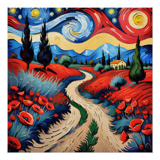 Póster Um belo campo
