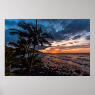 Póster Um belo pôr do sol