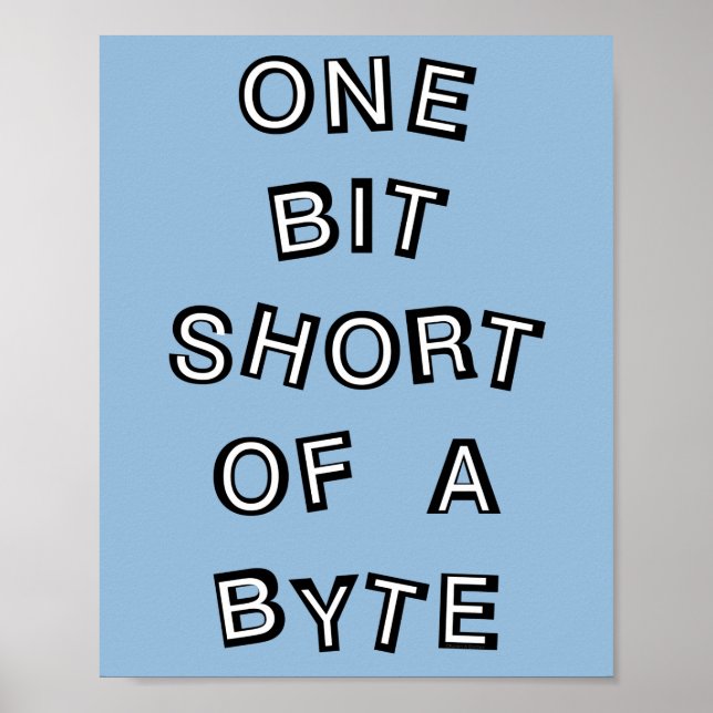 Poster Um Bit Short Computer Programmer (Frente)