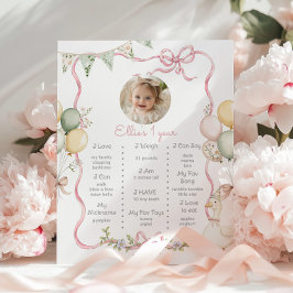 Poster Um Bobo Ganha primeiro aniversario Fotografia Milh