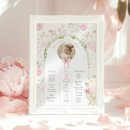 Poster Um Bobo Ganso com a foto da festa do primeiro aniv