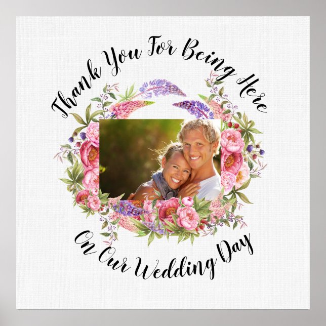 Poster Um Bom Dia Para Um Casamento - (Frente)