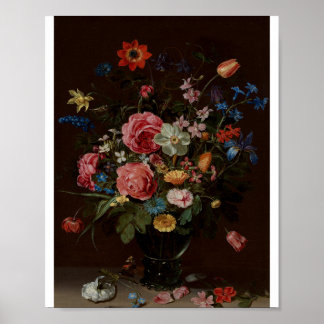 Poster Um Buquê de Flores por Clara Peeters