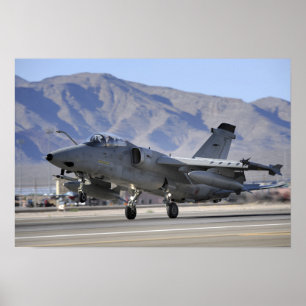 Poster Um caça da Força Aérea italiana AMX