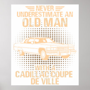 Poster Um Cadillac Coupe De Ville Antigo