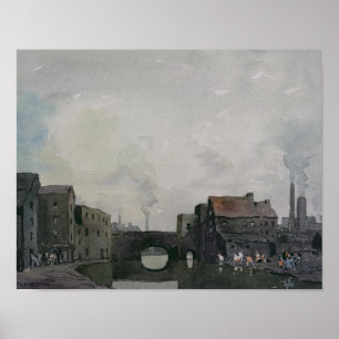 Póster Um canal de Birmingham