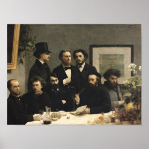 Póster Um canto da Mesa, 1872