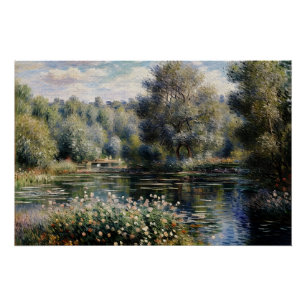 Póster Um canto do jardim em Montgeron (2)