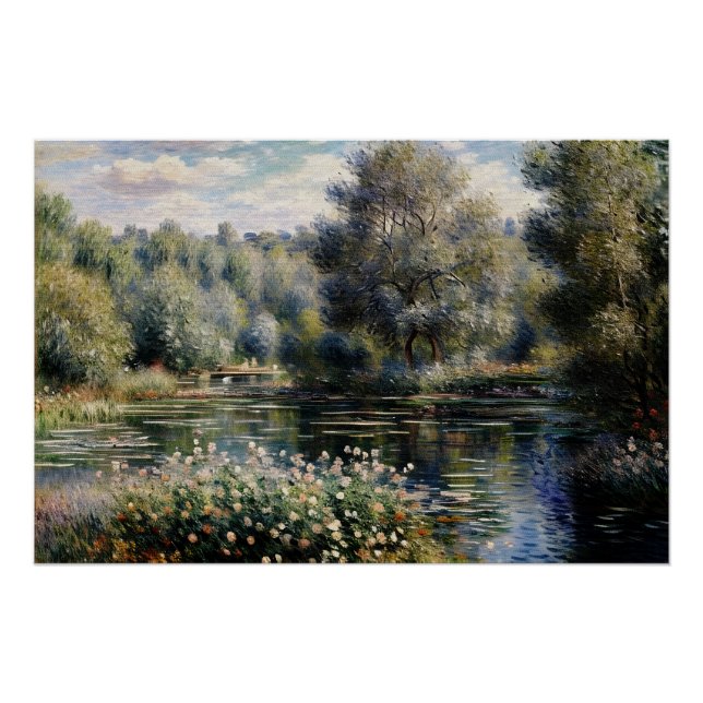 Póster Um canto do jardim em Montgeron (2) (Frente)