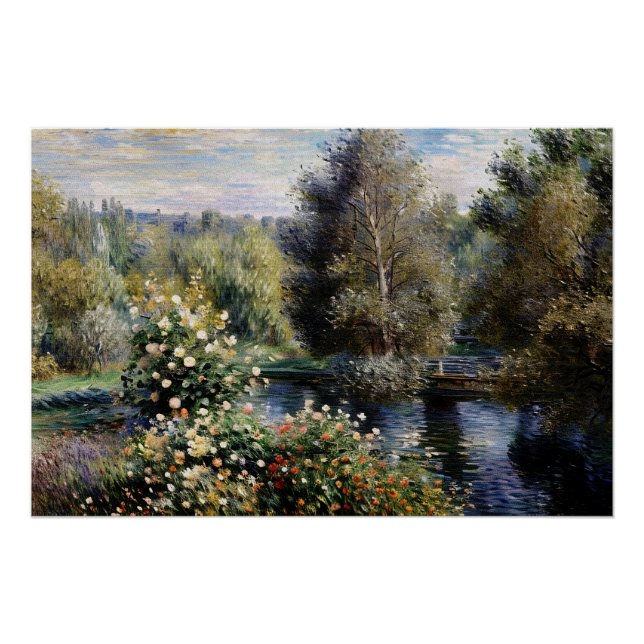 Póster Um canto do jardim em Montgeron (3) (Frente)