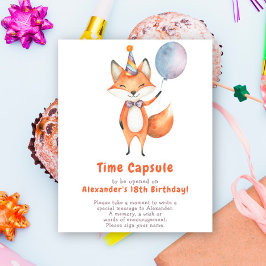 Poster Um Capsula do Tempo da Raposa 1º Aniversário Poste