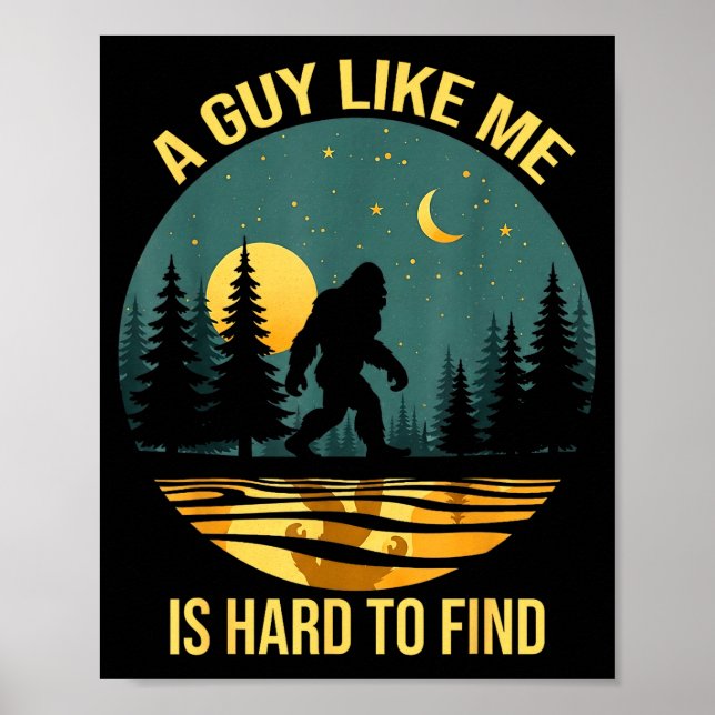 Poster Um Cara Como Eu É Difícil De Encontrar Divertido B (Frente)