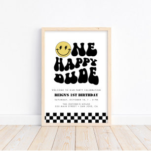 Poster Um Cara Feliz Boys Happy Face Welcome