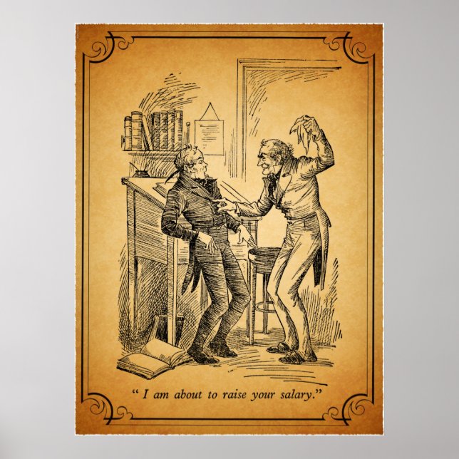 Póster Um Carol de Natal: Aumente seu salário (Frente)