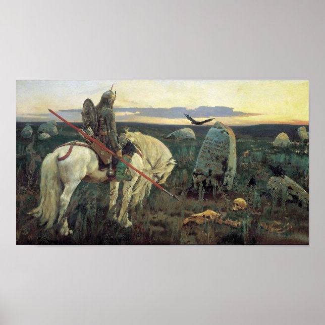 Póster Um Cavaleiro nas Estradas (Frente)