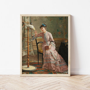 Poster Um Cockatoo   Gustave Léonard de Jonghe