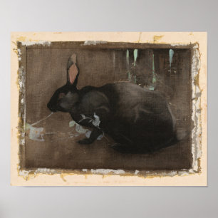 Poster Um coelho negro Joseph Crawhall