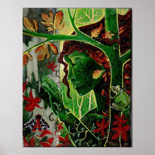 Poster Um com a árvore seca (Frente)