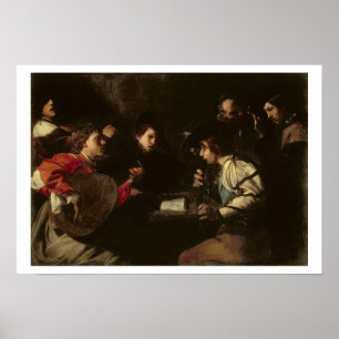 Poster Um concerto, c.1610-20 (óleo em canvas)