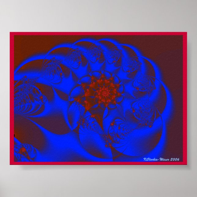 Póster Um Coração Fractal (Frente)