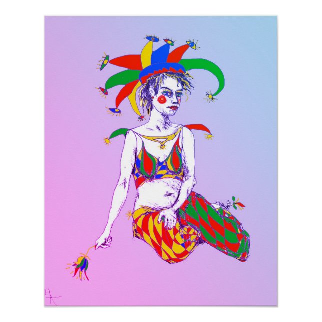 Póster Um coringa (Frente)