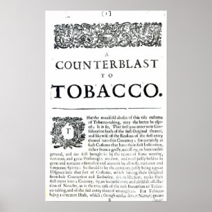 Poster Um Counterblast ao tabaco