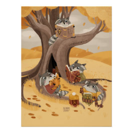 Póster Um curandeiro de livros antigos