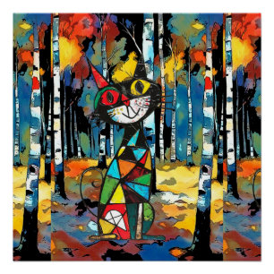 Póster Um Dia Abstrato