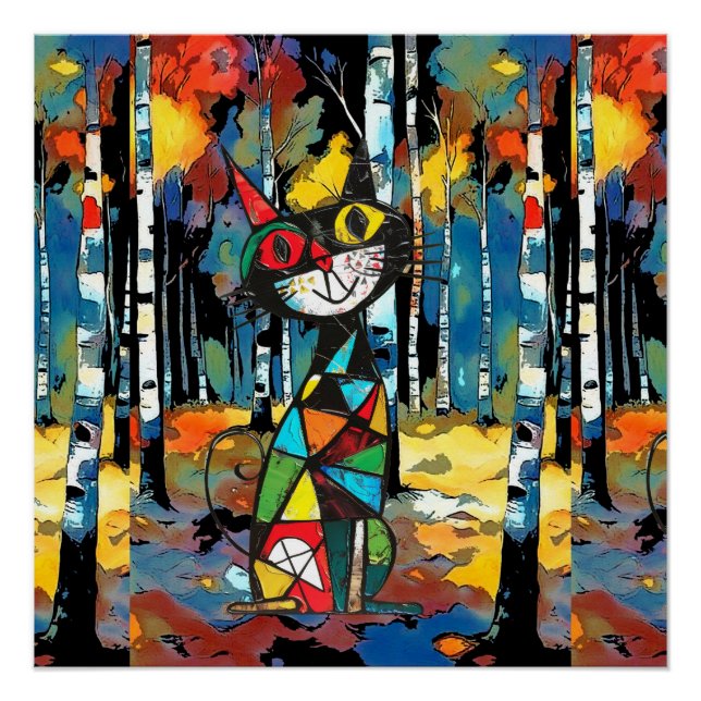 Póster Um Dia Abstrato (Frente)