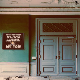 Póster Um Dia das Bruxas de Vingança de Aranha