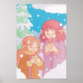 Poster Um Dia de Inverno Aconchegante