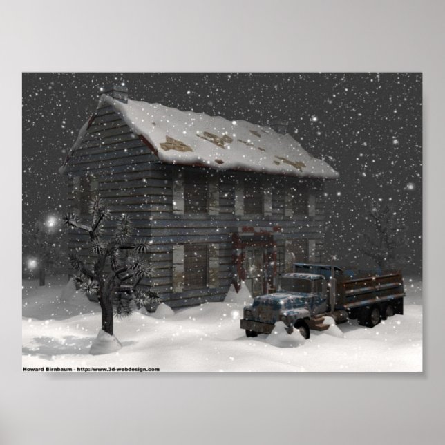 Póster Um Dia de Neve (Frente)