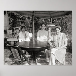 Póster Um Dia de Verão, 1928. Foto Antiga