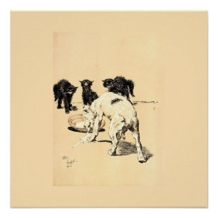 Póster Um Dia do Cachorro Pl 03 (1902) Cecil Charles Tape