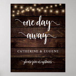 Poster Um dia, Janto de ensaio de casamento Bem-vindo