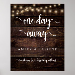 Poster Um dia, Janto de ensaio de casamento Bem-vindo