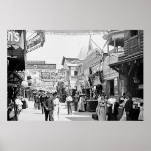 Poster Um Dia Leisuely em Coney Island 1903