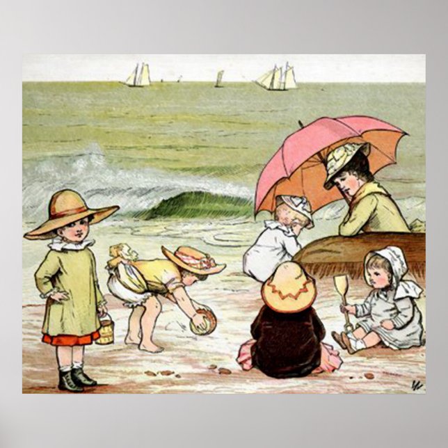 Póster Um dia na praia (Frente)
