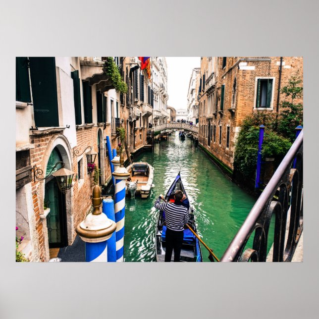 Póster Um dia na vida de Veneza (Frente)