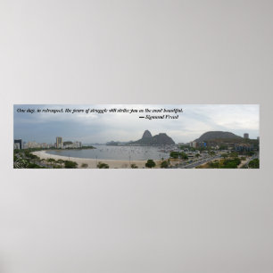 Póster Um dia, no retrospecto, os anos de esforço…