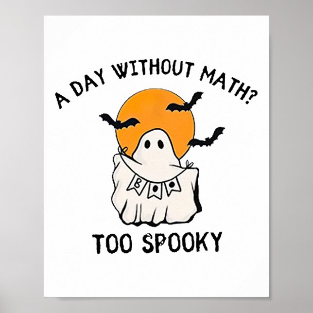 Poster Um Dia Sem Matemática Muito Zangada Professora Hal (Frente)
