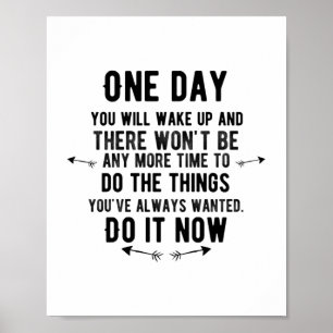 Poster Um dia você vai acordar e não vai ser capaz de