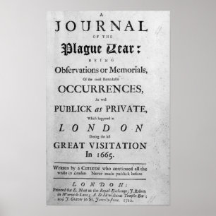 Póster Um Diário do ano do praga, 1665