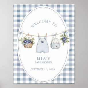 Poster Um doce baby clothesline de bebê A Berry Sweet Bab