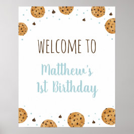 Poster Um Doce Cookie Birthday